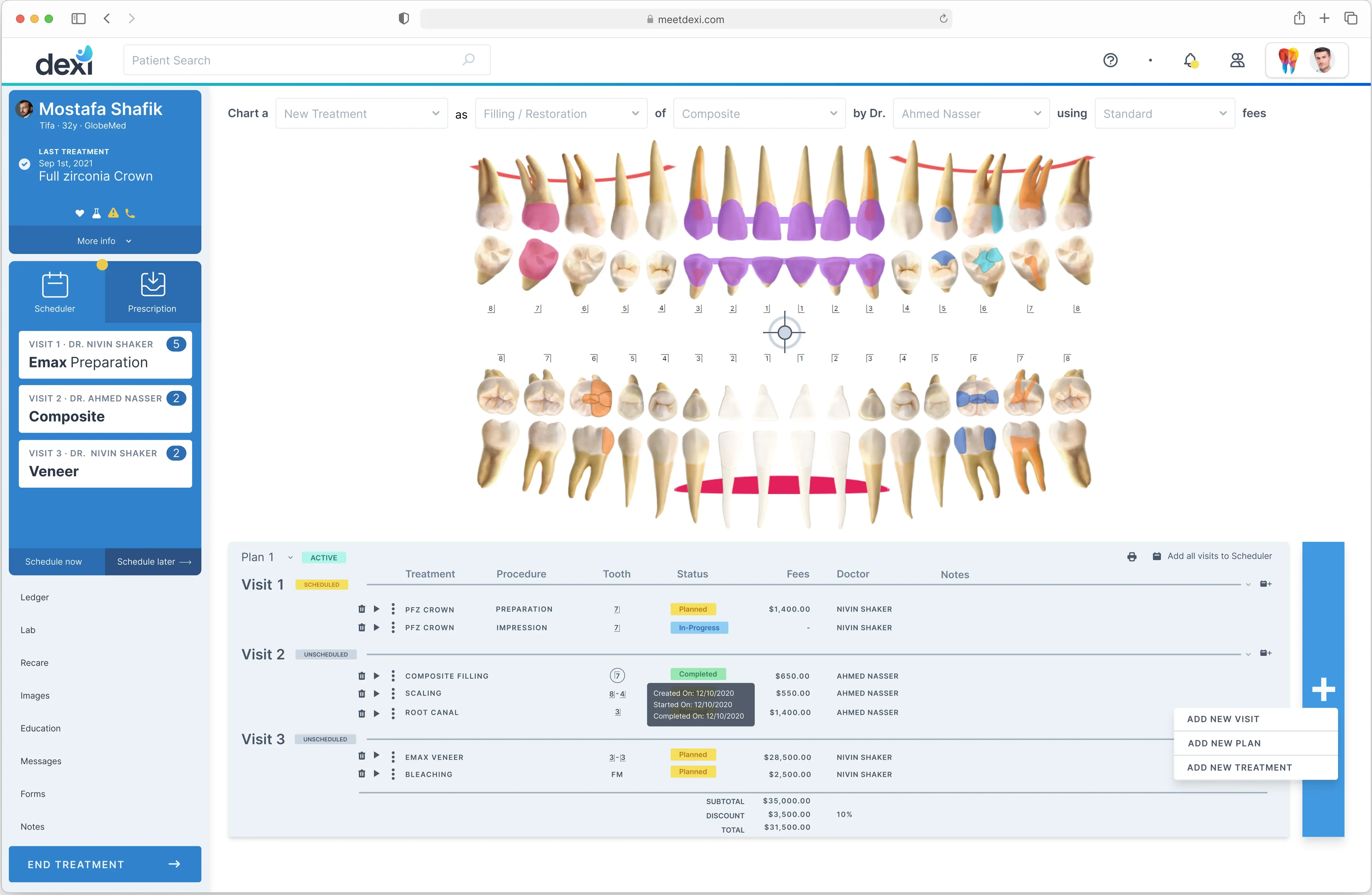 Treatment planner